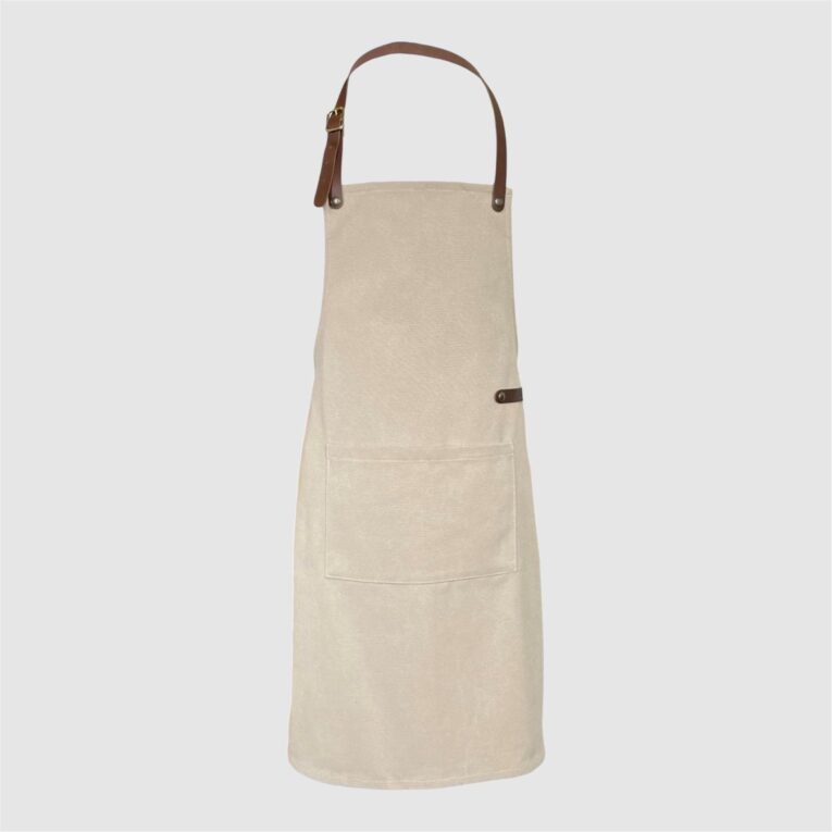 canvas apron beige