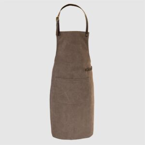 canvas apron brown