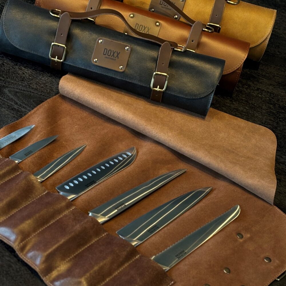 leather knife roll