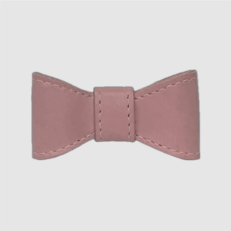 leather bow tie