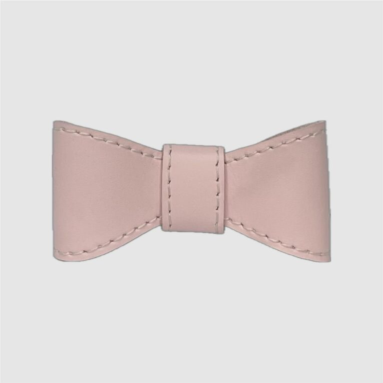 leather bow tie