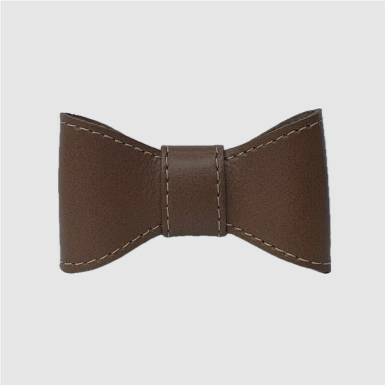 leather bow tie