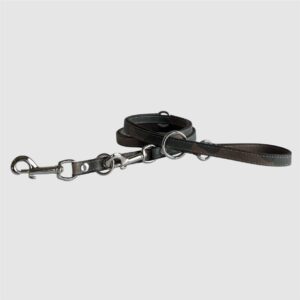 adjustable leather leash camo