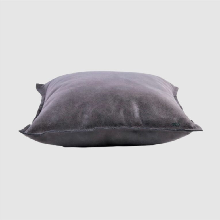 leather cushion anthracite