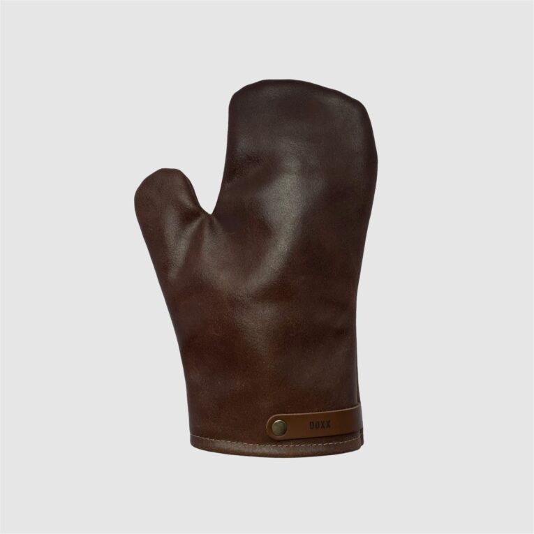 leather oven glove brown