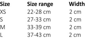 size braided webbing
