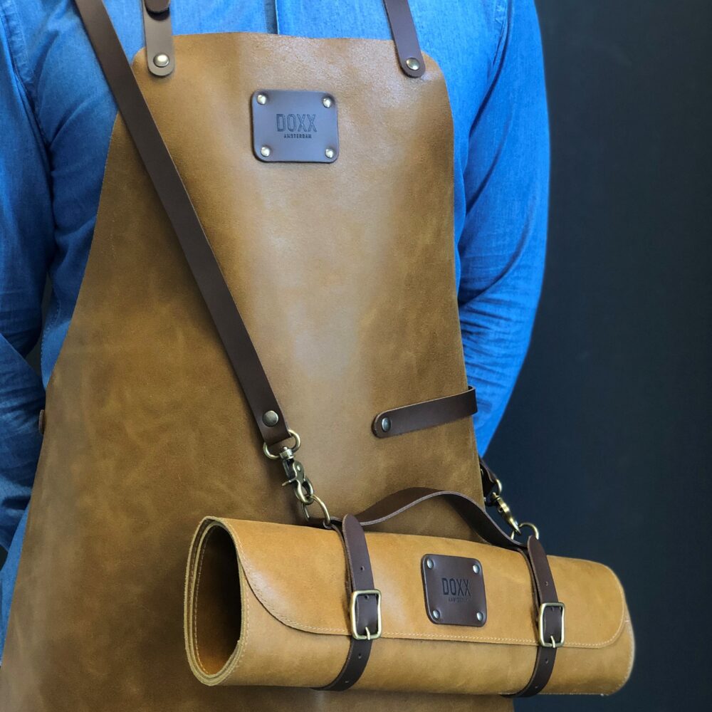 leather apron sand