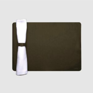 leather placemat
