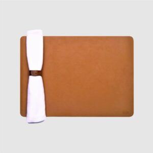 leather placemat